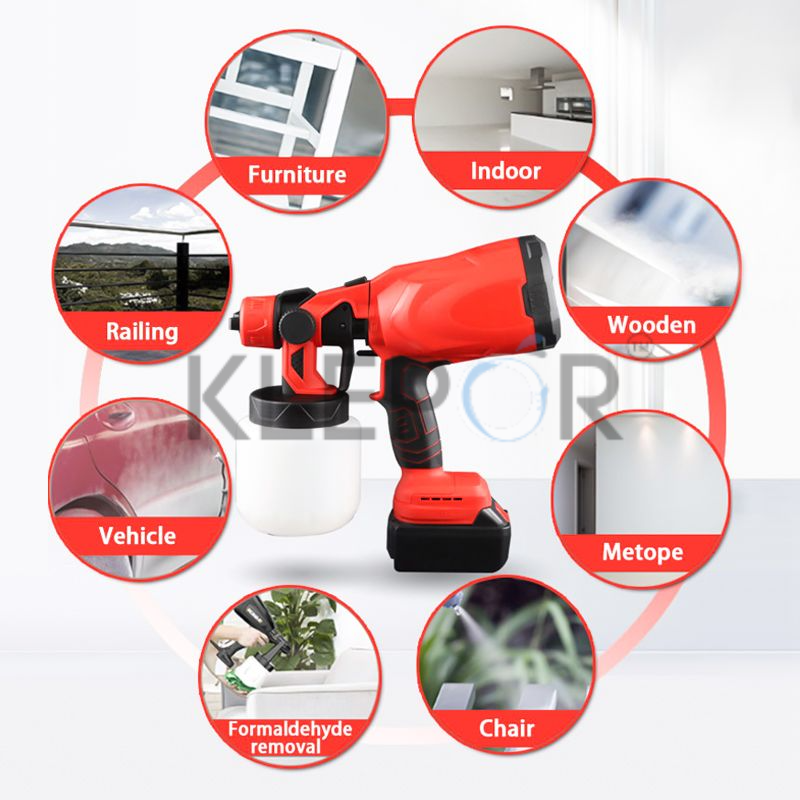 Klepor | HP80 Pro Automatic High-Pressure Paint Spray Gun